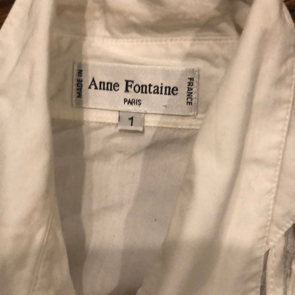 ANNE FONTAINE Classic White strip Shirt - Picture 2 of 7